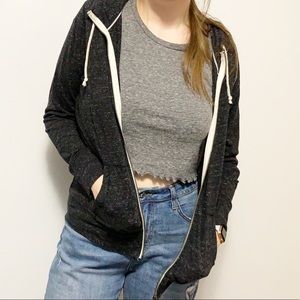 Danskin Now Heather Grey Active Jacket